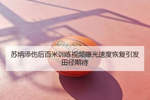 苏炳添伤后百米训练视频曝光速度恢复引发田径期待